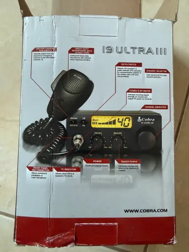 Rádio Cobra I9 ultra III - CB 40 canais