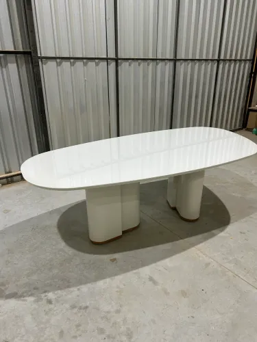 Mesa de jantar orgânica 2,40x1,20