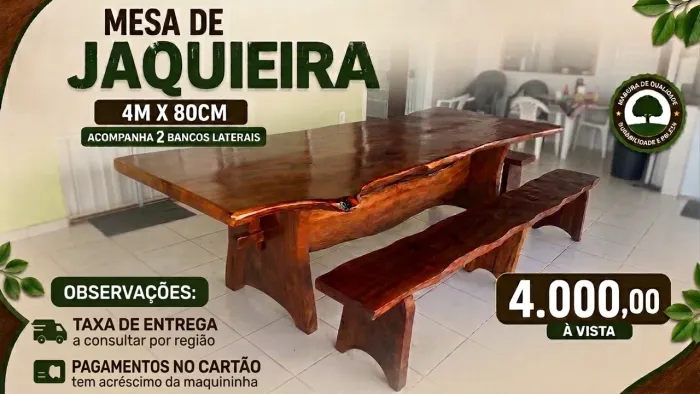 Mesas de jaqueira