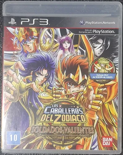 Os cavaleiros do zodiaco bravos soldados ps3 semi-novo 