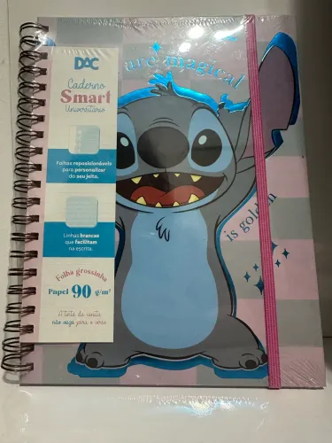 Caderno Smart Dac Universitário Stitch Lacrado