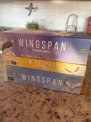 Wingspan + expansão Oceania + expansão Europa 