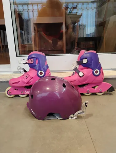 Patins Oxelo feminino Barbie roller