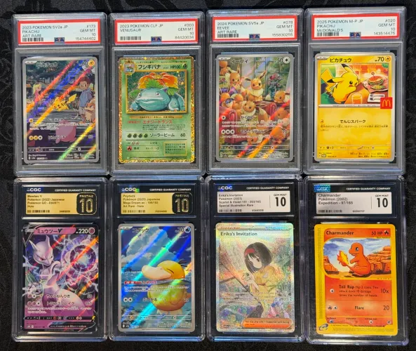 Cartas graduadas de Pokémon