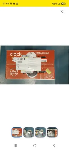 Panela de pressão clok 7L nova
