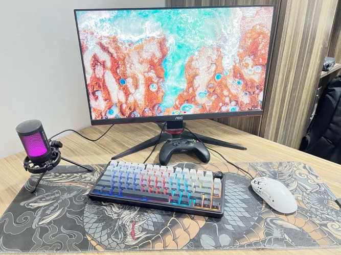 PC Gamer Completo Ryzen 5 + GTX 1660 Ti 6GB + 16GB + Monitor