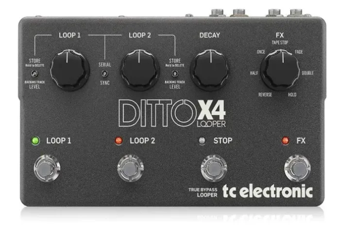 Pedal Looper Tc Electronic Ditto X4 Preto 9v