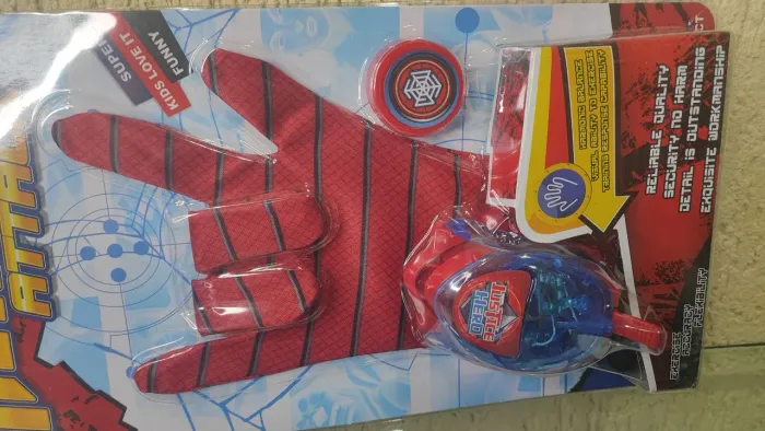 Luva homem aranha com Lançador