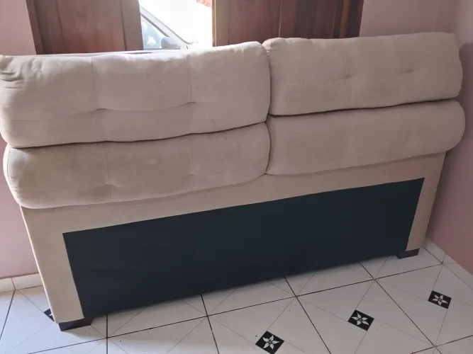 Cabeceira De Cama,Higienizada Com Lavagem A seco..