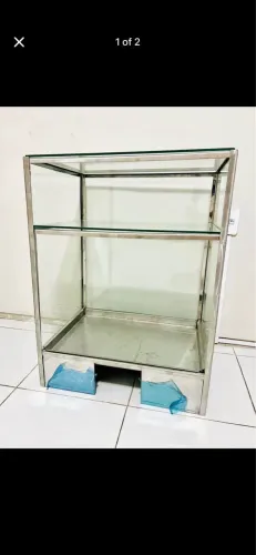 Estufa pra cachorro quente inox 1.00x.85m NOVA R$ 1400,00 divido no cartão