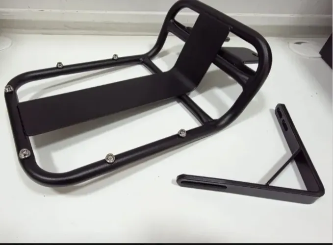Suporte cesta dianteira bike elétrica ouxi para sair rapido