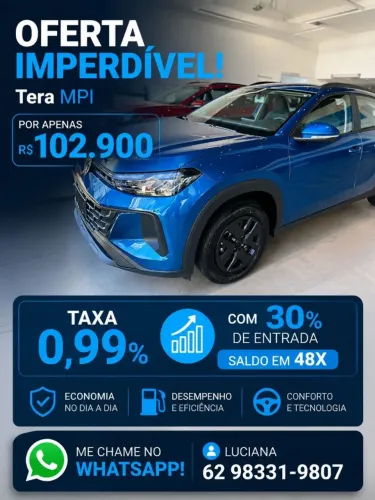 Volkswagen Tera 1.0 MPI Flex 12V 5P Mec. 2026