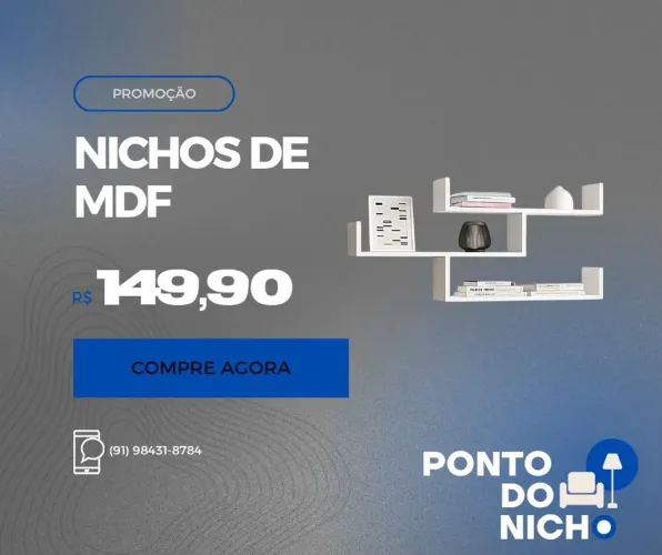 NICHO DE MDF MODERNO