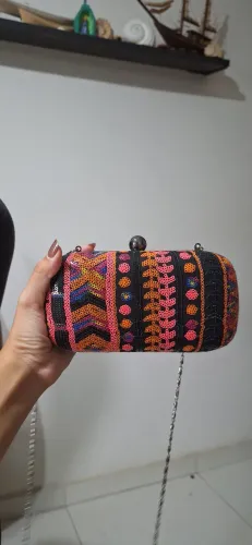 Bolsa cluth colorida