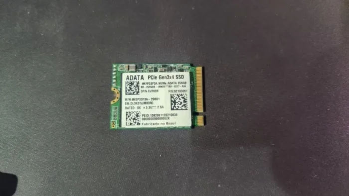 SSD NVMe ADATA 256GB PCIe Gen3x4 M.2 2230