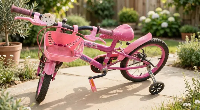 Bicicleta infantil menina
