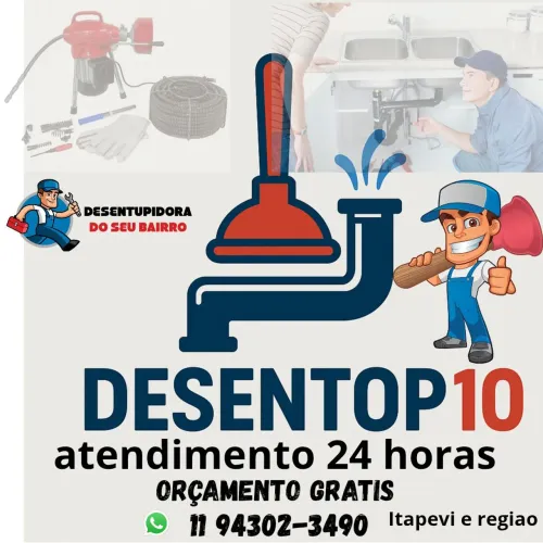 Desentupidora nao cobramos por metro(itapevi e regiao)