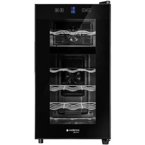 Adega Cadence Gourmet 18 garrafas Dual Zone Touch - Bivolt