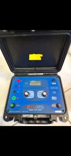 Terrometro resistividade de solo - 20k- MEGABRAS- MTD2000e - digital earth tester 