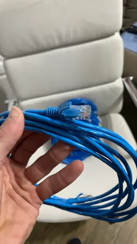 Lote com 50 Cabos de Rede Cat5e 5m RJ45