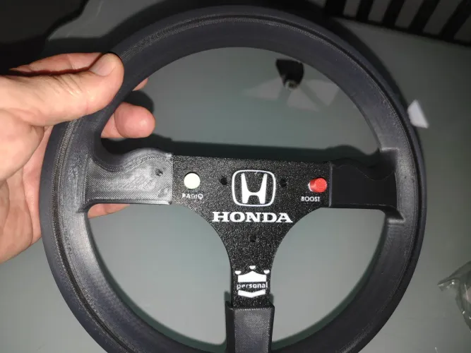VOLANTE DA MCLAREN AYRTON SENNA 3D. TAMANHO REAL