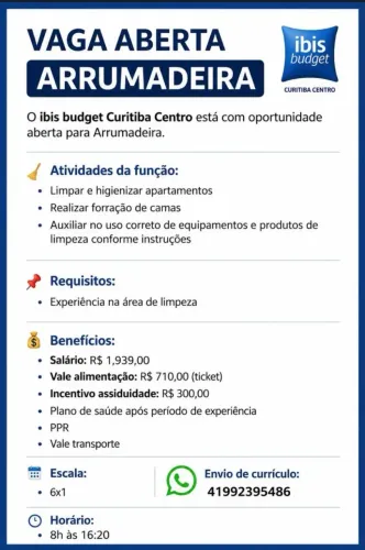 Vaga camareira