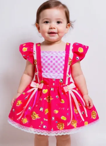 Romper bebê caipira 