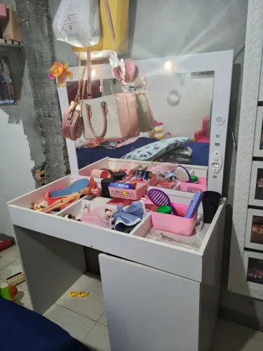 Vendo camarim grande +puff+lixeira
