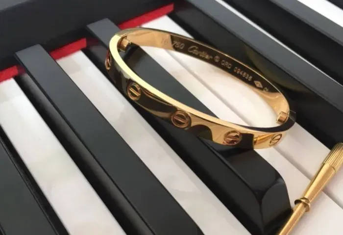 Bracelete modelo Cartier Love 