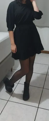 Vestido preto social