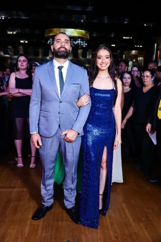 Vestido Formatura Azul