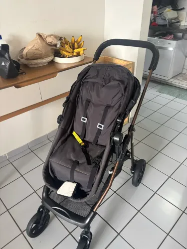 Carrinho 3 em 1 Galzerano - Moisés, Carrinho e Bebê conforto
