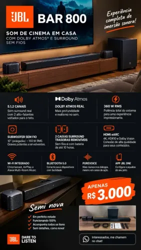 Soundbar JBL BAR 800