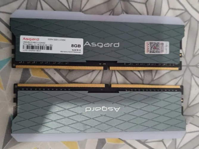 MEMÓRIA RAM DDR4 2X8GB ASGARD LOKI 3200 Mhz