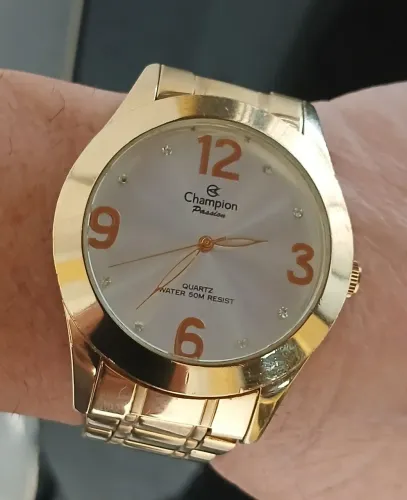 Lindo Relógio original CHAMPION clássico social , exemplar seminovo elegante. Ac trocas
