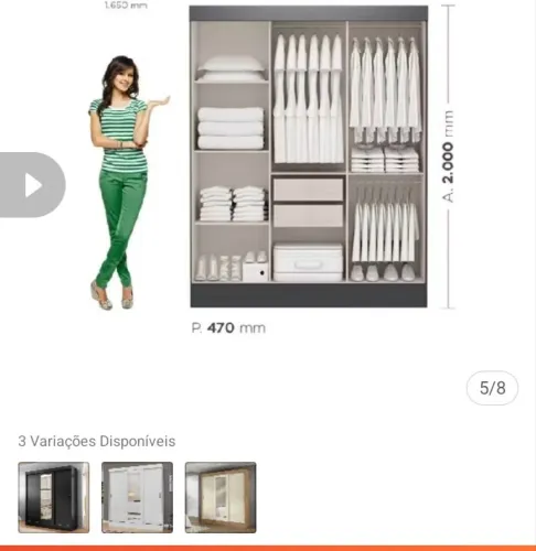 Guarda roupa casal 