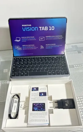 Tablet Positivo TAB10 128GB com Capa Teclado Novo