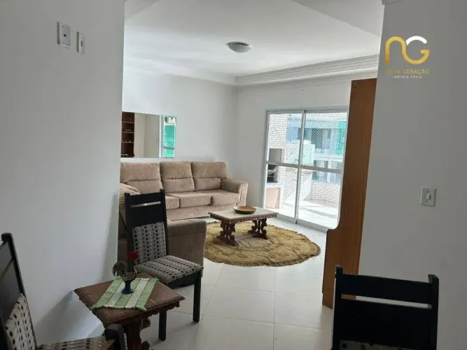 Apartamento com 3 dormitórios à venda, 131 m² por R$ 720.000,00 - Vila Guilhermina - Praia