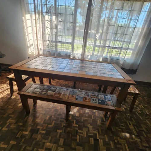 Mesa rústica