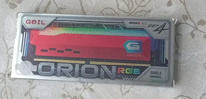 Memória Ddr4 Geil Orion Rgb, 8gb, 3200mhz