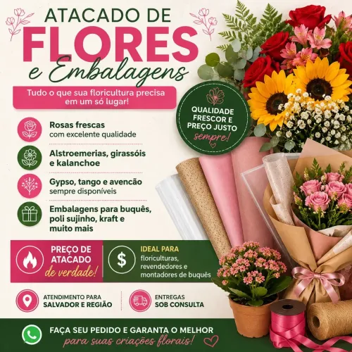 FLORICULTURA NO ATACADO & VAREJO