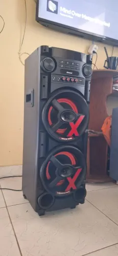 Caixa Amplificada Amvox ACA 1000 New X - 1000W RMS - Bluetooth 5.0 - Muito Potente