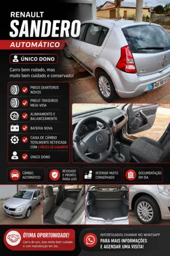 Renault Sandero Privilège Hi-flex 1.6 16V 5P AUT 2013
