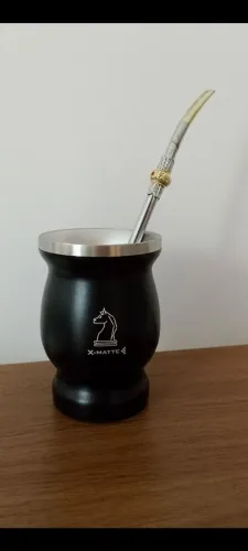 Cuia Termica Inox X-Matte com bomba de inox - Mate Chimarrão e Tererê