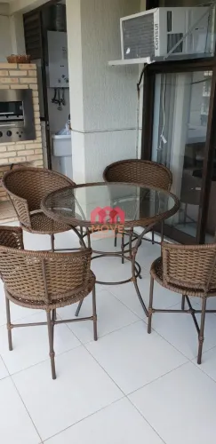 Mobiliado com Varanda Gourmet 76m² Le Quartier Vert