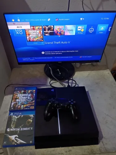 Ps4 FAT 500g versão desbloqueavel venda ou troca leia o anúncio