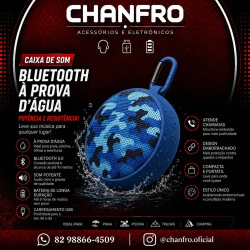 Caixa som bluetooth 10W