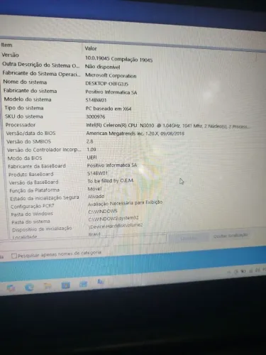 Notebook Positivo S14 Windows 10 - Pronto para Uso