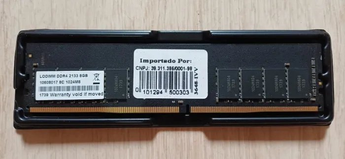 MEMÓRIA RAM 8GB DDR4 2133MHZ