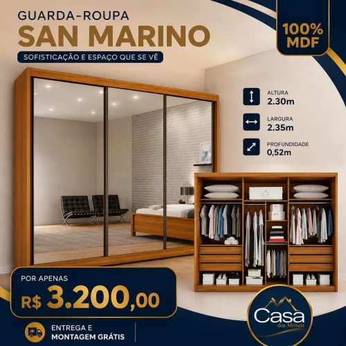 Guarda roupa San Marino 